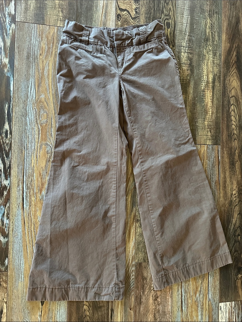 Old Navy Brown Wide-Leg Chinos